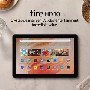 Amazon Fire HD 10 Tablet - Black Frame with Color Display